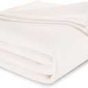 Vellux Queen Size Blanket - All Season Luxury Warm Micro plush Lightweight Thermal Fleece Blankets - Perfect For Couch Bed Sofa - Breathable Bed Blankets Queen Size - Hotel Quality (90x90 Inch, Ivory)
