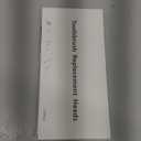 Toothbrush Heads for FairyWill, Replacement Brush Heads for Fairy Will, Electric Toothbrush Replacement Heads for Fairywill FW-507/508/551/515/917/959, FW-D1/D3/D7/D8 (10 Count (Pack of 1), Black)