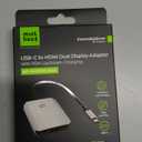 Minthouz USB C to Dual HDMI Adapter, USB c hub Dual 4K@60Hz Dual HDMI Output + 100W PD Power Delivery for MacBook Pro, Dell, HP, Surface, LG (MST is not Supported on MacOS)