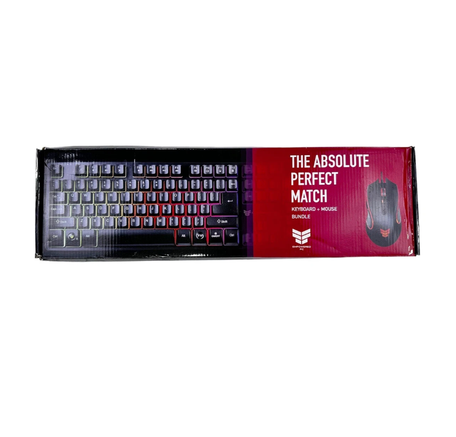 Empowered PC Set Of Keyboard And Mouse, Black
