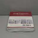 Mellanni Extra Deep Twin Sheets - 3 PC Iconic Collection Bedding - Hotel Luxury, Ultra Soft, Cooling Bed Sheets - Wrinkle, Fade, Stain Resistant (Twin, White)