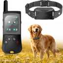 Wireless Dog Fence, Electric Dog Fence with 3 Training Modes, 180-Day Standby Remote Training Collar, IPX7 Waterproof Rechargeable Collar with Color Screen Remote,Black for 1 Dog