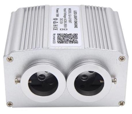 Twinkle 16W Dual Port Bluetooth APP Control Music Sync Fiber Optic Light Source RGBW Light Box Engine Diver for Car Starlight Headliner Home Indoor Star Ceiling Decoration 