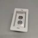 iMBAPrice IMBA-DVFR1W-1 1-Gang Recessed Outlet/Electrical Box for Wall Mount TV, Antenna, Phone & Cable TV, Fits GFCI and Standard Outlets, Old or New Construction, 1-Pack