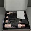 Atopskins 5 in 1 Hair Dryer Brush Set, Detachable Hot Air Styler, Blow Dryer Brush, 3 Heat Settings Auto Curling Wrap Styler, Ionic Hair Styling Tools - Straighten Curl Dry Volumize Smooth (Pink)