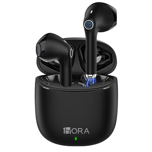 Amazon.com: 1 Hora Wireless Earbuds Bluetooth 5.3, Sports Headphones Deep Bass in-Ear Earphones, Premium Sound with Charging Case, Compatible with iPhone, Android Smartphone, Tablet, Laptop : Electronics