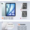 2 x SMARTDEVIL 2 Pack Screen Protector for iPad Air 11 Inch M4/M3/M2 (8th/7th/6th Generation, 2026/2025/2024) with Easy-Install Tray[Military Grade Shatterproof]9H+ Hardness Tempered Glass, HD Clarity[Dust-Free & Bubble-Free]