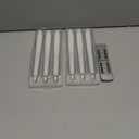 Homemory 6 Pcs Waxy Flameless Taper Candles with Remote, Led Candlesticks Classic Tall Candle, Flickering Battery Operated Taper Candles for Bedroom, Dining Room, White, 9.6 inches