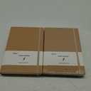 A5 Line Kraft Notebook Journals Bulk, College Ruled Hardcover Writing Subject Composition Notebooks with Lined Paper, 2 Pack, 120GSM, 102 Sheets, 5.5x8.3 inch, Travel Journal Set Lined