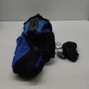 Sinmoe 17 Pcs Car Seat Covers Full Set, Steering Wheel Cover Center Console Pad Armrest Cover Seat Safety Belt Pad Seatbelt Covers Cup Mats Car Emblem Ring Sticker Accessories Set(Black, Blue)