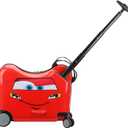 Disney's Cars Lightning McQueen Ride-On 18" Suitcase For Kids & Toddlers