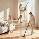 Gruecoinno Cordless Vacuum Cleaner for Dewalt 20V Battery, 500W Handheld Vacuum Cleaner with Washable Filter, Portable Stick Vacuum for Floor Carpet Car Hardwood Pet Hair Home(Battery Not Included)