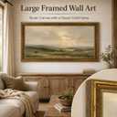 Framed Large Vintage Farmhouse Nature Landscape Canvas Wall Art 20×40 in