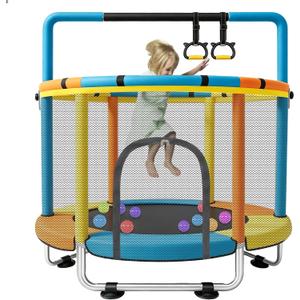 Toddler Trampoline for Kids Ages 1-8, 55'' Small Trampoline Indoor Outdoor