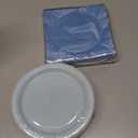 Blue One Time Use Dishes