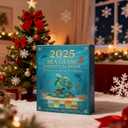 Sea Marine Life Advent Calendar 2025,24 Days of Unique Marine Life Treasures, DIY Beach Ocean Themed Christmas Countdown Calendar for Kids & Collectors