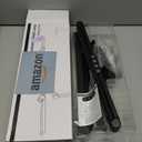 Micomlan Led Desk Lamp with Clamp, Architect Desk Lamp for Home Office with Atmosphere Lighting, 24W Ultra Bright Auto Dimming Computer Light Stepless Dimming and Tempering LED Table Light (Black)