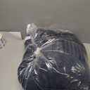 Amazon Essentials womens Oversized Long Puffer Jacket (5X, Navy)