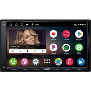 ATOTO A6PF Android Double-DIN Car Stereo, Wireless CarPlay, Wireless Android Auto, Mirrorlink, 7" Touchscreen in-Dash Navigation, GPS Tracker, WiFi/BT/USB Tethering, HD LRV, 2G+32G, A6G2A7PF