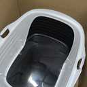 Arm & Hammer Rimmed Cat Litter Box with High Sides and Microban, Made in USA