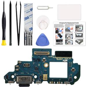 Charging Port Replacement Kit Compatible with Galaxy A54 5G US Version, SM-A546V, SM-A546U, SM-A546U1 Dock Board USB-C Connector, with Instruction Manual, Toolkit