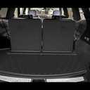 Cargo Liner & Third Row Seat Back Mats Custom Fit for Cadillac XT6 2020–2025, TPE All Weather Waterproof Rear Cargo Mat Rear Trunk Liner Back Seat Cover Protector Trunk Mat Tray Pad Boot