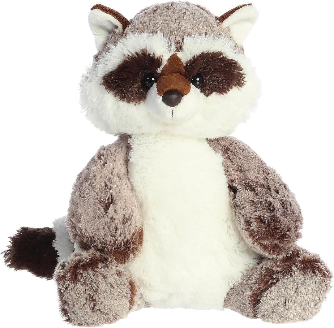 Aurora Snuggly Sweet & Softer Rocky Raccoon Stuffed Animal - Comforting Companion - Imaginative Play - Gray 11.5 Inches