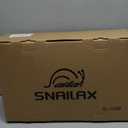 Snailax Vibration Back Massager with Heat, Massage Chair Pad with Neck Lumbar Memory Foam, 10 Vibration Motors,5 Modes, Gifts, No shiatsu (Black)