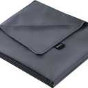 ZonLi 80''x87'' Dark Grey Duvet Cover for Weighted Blanket, King Size Breathable Soft Removable Duvet Cover for All Season