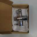 Brass Shower Arm Diverter Valve for Handheld Shower Head and Fixed Spray Head G1/2 3 Way Universal Bathroom System Component Replacement Part, Polished Chrome