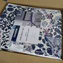 CANNON Chelsea Blue Multi Polyester 3-Piece Full/Queen Quilt Set, Floral Themed, for Men and Women, Oeko-TEX Certified Confidence