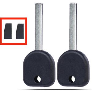 MechanMagic Key Fob Replacement Fits for Buick Chevrolet GMC 2010-2021 Uncut Transponder Ignition Car Key B119 HU100 46chip (Set of 2)