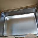 Large Stainless Steel Litter Box with High Sided, Metal Cat Litter Box, Odor-Free Non-Stick Litterbox Pan, Easy to Clean Pet Supplies Toilet Tray for Indoor Cats, Kittens or Multicat Homes