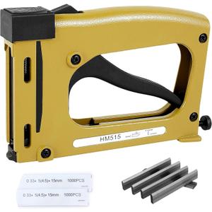 Picture Frame Stapler with 2000 Refill Points, Point Drivers for Picture Framing Hand Frame Stapler Picture Framing Supplies for Artist Framing Paintings and Pictures