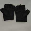 ATERCEL Workout Gloves for Men and Women, Exercise Gloves for Weight Lifting, Cycling, Gym, Training, Breathable and Snug fit (Medium, Black)