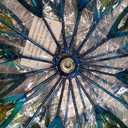 Wind Spinner for Yard and Garden Windmill Outdoor Metal Kinetic Wind Sculpture Dual Direction 360 Degrees Swivel for Yard Patio Lawn Decoration,61 Inch