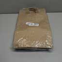 METRONIC Brown Paper Bags 10x5x13 50Pcs,Kraft Gift Bags Medium Size with Handles, Craft Paper Wrap Bag Bulk for Shopping Birthday Party Favors Grocery Retail Goody Business