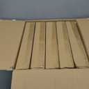 Showgeous 50 Pack Clear Plastic Charger Plates,Gold Rim,13 Inch Round