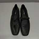 Trary Mary Jane Shoes Women Woven Flats for Women Dressy Ballet Flats Squared Toe Mary Jane Flats Shoes 9.5