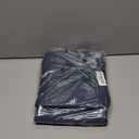 Royale Linens 100% Organic Cotton Queen Flat Sheet Only - Super Soft - Percale Top Sheets - Queen Flat Sheet Sold Separately - Breathable, Cool & Crisp Navy Sheets Only (90" x 102", Navy)