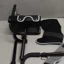 Hands Free Crutch with Safety Kneepad, Peg Leg Crutch Alternative for Adults, Comfortable Knee Crutches for Foot, Ankle, and Lower Leg Injuries- Suitable for Both Left and Right Feet (Glossy)