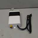 3000W Tankless Water Heater 110V, Electric Instant Hot Water Heater Under Sink, Vertical Mount Only with 304 Stainless Steel & Brass Fittings (White