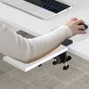 HONJIE Computer arm Support Bracket, Suitable for Office desks, Sturdy Mouse arm Support, Computer Desk Extender, Suitable for Home and Office, 14 x 6 inches
