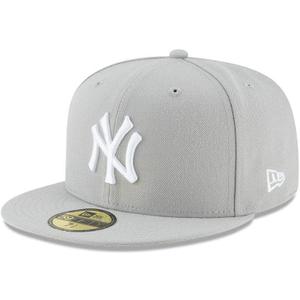 New York Yankees Gray Basic 59FIFTY Fitted (7 1/8)