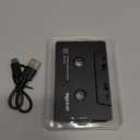 Arsvita Car Audio Bluetooth Wireless Cassette Receiver, Tape Player Bluetooth 5.0 Cassette Aux Adapter, Black