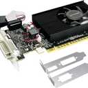 QTHREE GT 210 Graphic Card,1024 MB,DDR3,64 Bits,HDMI,DVI,VGA,589 MHz Core Frequency Desktop Video Card for PC Working,PCI Express x16,Low Profile