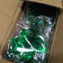 12 Pairs Saint Patrick's Day Shamrock Glasses Accessories for Adult Clover Glasses Fun Trendy Transparent Shamrock Sunglasses Party Favor (12 Pairs-Green Clover) (One Size)