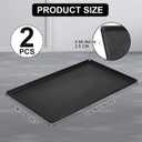 2 Pcs Auto Drip Tray Oil Drip Pan for Under Car Plastic Oil Tray Keep Garage Show Room Driveway Floor Safe and Clean from Fluid Drippings (47 x 30 Inch)