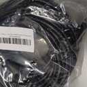 MONK CABLES | CAT6 Ethernet Cable | Plenum Rated | UTP, 23AWG, 550MHz | DSX-8000 Certified | Most Certified Cable of The Whole Market (Black, 100ft)