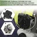 753-06258A Carburetor Carb with 308649003 307191001 5687301 Air Filter & Cover for Ryobi RY251PH RY254BC RY25PHEMC RY252CS RY253SS RY254BC 25cc String Trimmers Tune-Up Kit/Gas String Trimmer